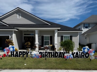 Birthday Yard Card Rental in Palm Coast FL